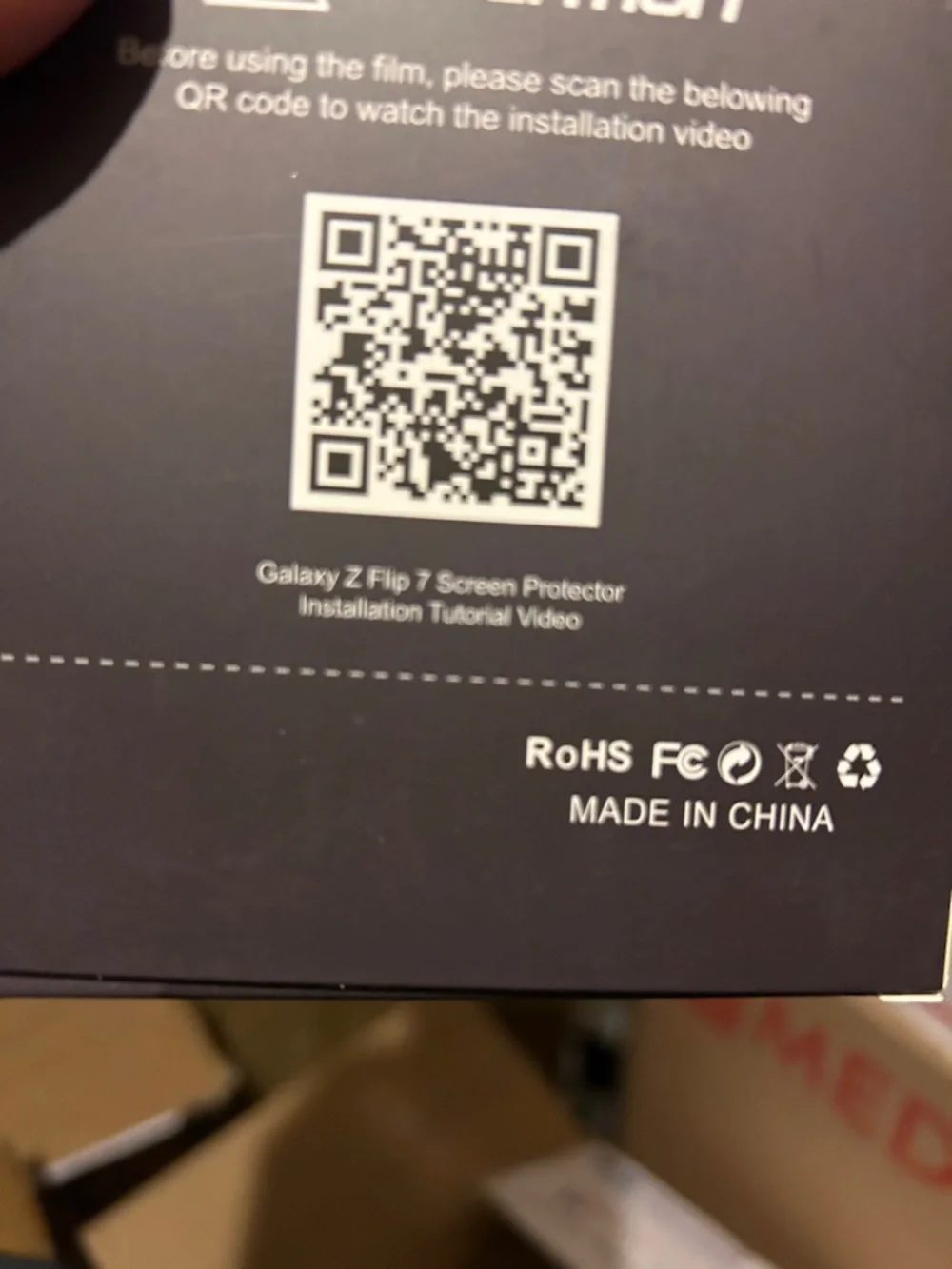 Foldable Screen Protector in Beige and Dark Gray - CWQZGUF